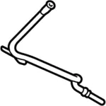 HC3Z6754A - Engine: Tube Assembly for Ford: F-250 Super Duty, F-350 Super Duty Image