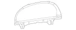 1635420058 - Electrical Equipment and Instruments: Molding, Instrum. Cluster for Mercedes-Benz Image