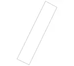 4606370398 - Cowl, Front Panel: Seal for Mercedes-Benz Image