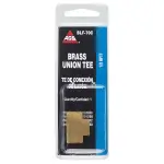 BLF70B - : Brass Union Tee, Female (1/8-27 NPT), 1/bag for AGS Image