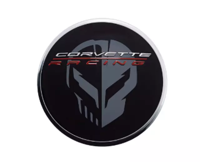 84385014 - : 2020-2025 Chevrolet Corvette - Wheel Center Cap, Jake Logo, Black for GM Image