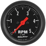 2697 - : GAUGE, TACHOMETER, 2 1/16", 5K RPM, IN-DASH, Z-SERIES for AutoMeter Image