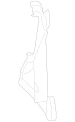 2116370144 - : Stiffener for Mercedes-Benz Image