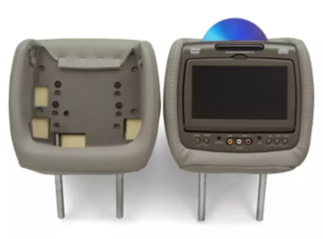 19154731 - Audio/Video: Rse - Headrest DVD System - Light Cashmere for Chevrolet: Colorado | GMC: Canyon Image