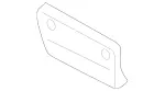 2038853381 - Body: License Bracket for Mercedes-Benz Image