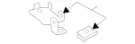 2176903700 - Body: Under Cover Bracket for Mercedes-Benz Image