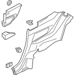 FR3Z6331012AB - Body: Quarter Trim Panel for Ford: Mustang Image