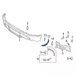 NL3Z17755A - Body: Inner Bracket for Ford: F-150 Lightning Image