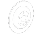 164423121290 - : Brake Disc for Mercedes-Benz Image