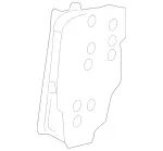 2076400648 - Rear End: Connecting Sheet for Mercedes-Benz Image