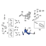 NX6Z14630BY - Body: Wire Harness for Ford: Bronco Sport Image