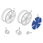 LJ8Z1130B - : Wheel Cover for Ford: Mustang Mach-E Image