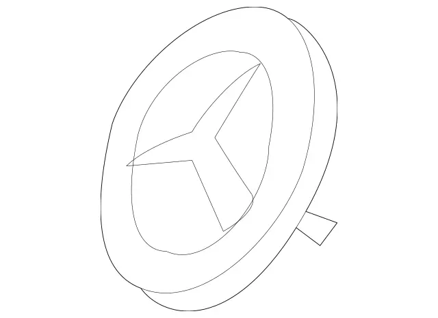 2048170316 - Detachable Parts: Company Sign for Mercedes-Benz: C250, C300, C350 Image image