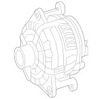272154010283 - : Remanufactured Alternator for Mercedes-Benz Image