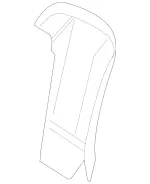 22191005397J19 - Body: Seat Back Panel for Mercedes-Benz Image