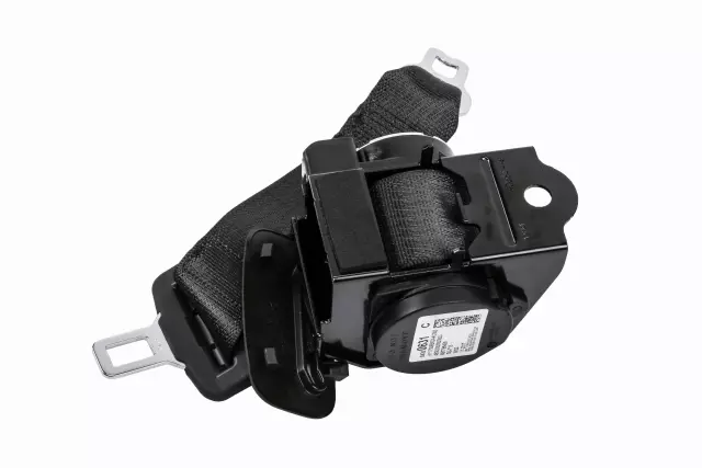 19367698 - : Black Rear Center Seat Belt with Retractor for GM Image