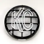 7210 - : KC Stone Guard 6in ABS Plastic Black White EA for KC HiLiTES Image