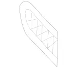 2098850423 - Attachment Parts: Cover for Mercedes-Benz: CLK320, CLK350, CLK500, CLK55 AMG, CLK550, CLK63 AMG Image