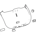 AE9Z7440704AC - Body: Lift-gate Trim for Lincoln: MKT Image