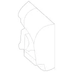 2118850837 - Attachment Parts: Impact Absorber for Mercedes-Benz Image