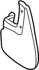 F38501W310 - : Mud Guard for Infiniti Image