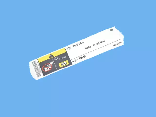 Air Conditioning System Label - Mopar (68170300AA)