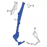 KT4Z58611B68AJ - Electrical: Outer Belt Assembly for Ford Image