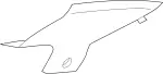 76934F6601 - Body: Upper Quarter Trim for Infiniti Image