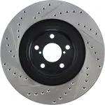 12747018L - : StopTech Sport Drilled &amp; Slotted Brake Rotor; Front Left for Stoptech Image