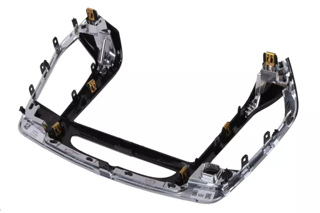 Piano Black Instrument Panel Radio Front Trim Plate - GM (84286789)