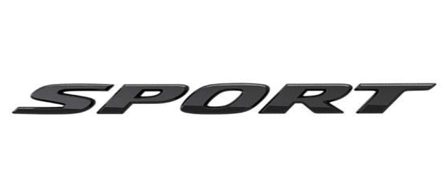 8F20T7S100C - : 2022-2023 Honda - Exterior Emblem Sport Gloss Black for Honda: HR-V, Odyssey Image