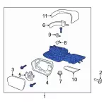 MB5Z17683EA - Body: Mirror Outside for Ford: Explorer Image