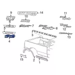 YL3Z9925622BAE - Body: Decal for Ford: F-150 Image