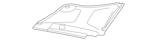 2226800107 - Heating and Ventilation: Cover, Major Assy. Cmprt for Mercedes-Benz: Maybach S550, Maybach S560, Maybach S600, Maybach S650, S450, S550, S550e, S560, S600, S63 AMG, S65 AMG Image image