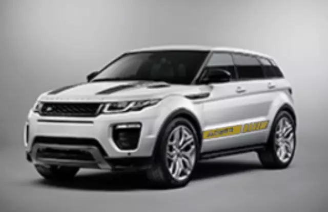 VPLVB0176GAW - Exterior: Vehicle Decals, Strobe, Left Side, Gold for Land Rover: Range Rover Evoque Image