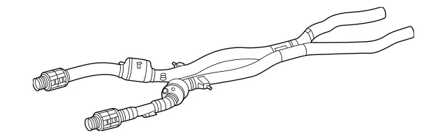 1674908104 - Exhaust System: Exhaust System for Mercedes-Benz: GLE580 Image image
