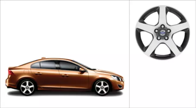 30681518 - Suspension: 2008-2018 Volvo Aluminum Rim - Canicula - 7 X 17in - Polished for Volvo: S60, S60 Cross Country, S80, V60 Cross Country, V70 Image