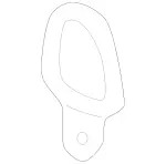 2028600314 - Covering and Lining: Holder for Mercedes-Benz Image