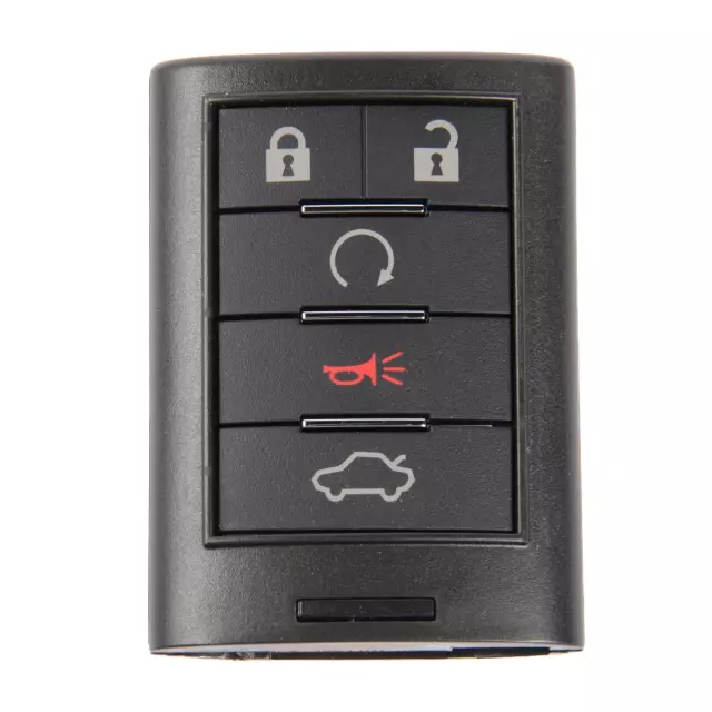 25943676 - : 5 Button Keyless Entry Remote Key Fob for Cadillac: CTS, STS Image