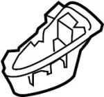 829661MA0A - Body: Ashtray for Infiniti Image