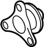 382104GD0A - Universals &amp; Rear Axle: Companion Flange for Infiniti Image