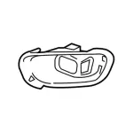 KB3Z15266C - : Bezel for Ford: Ranger Image