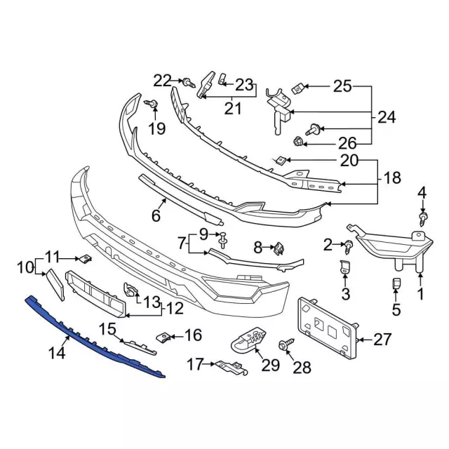 RL3Z8419A - : Trim Molding for Ford: F-150 Image