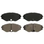 ZD587 - : QuickStop Front Disc Brake Pad Set Ceramic for WAGNER BRAKE Image