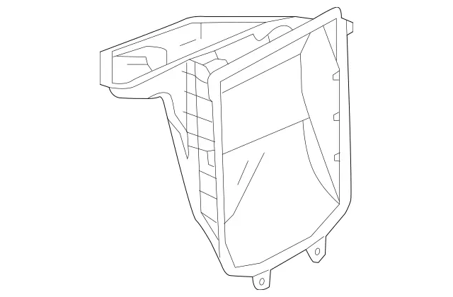 1668300053 - Heating and Ventilation: Intake Box for Mercedes-Benz: GL350, GL450, GL550, GL63 AMG, GLE300d, GLE350, GLE400, GLE43 AMG, GLE450 AMG, GLE550e, GLE63 AMG, GLE63 AMG S, GLS350d, GLS450, GLS550, GLS63 AMG, ML250, ML350, ML400, ML550, ML63 AMG Image image