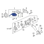 ML3Z8501B - : Engine Water Pump for Ford: Expedition, F-150 | Lincoln: Navigator Image