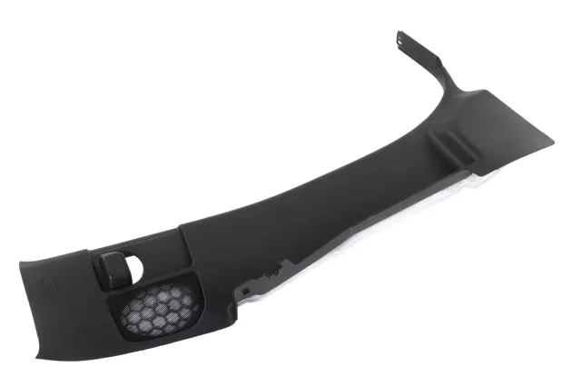 Jet Black Driver Side Body Lock Pillar Garnish Molding - GM (23375944)