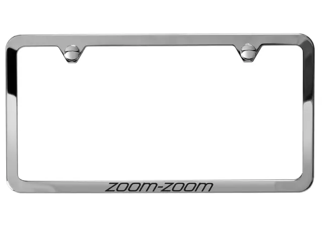 83Z60 - Exterior: License Plate Frame for Mazda: 2, 3, 5, 6, CX-3, CX-5, CX-7, CX-9, MX-5 Miata Image