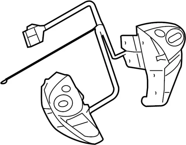255501CA3A - Steering: Switch Assembly for INFINITI: FX35, FX37, FX50, QX70 Image