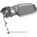 84952618 - : Black Passenger Side Door Mirror without Cover for GM Image